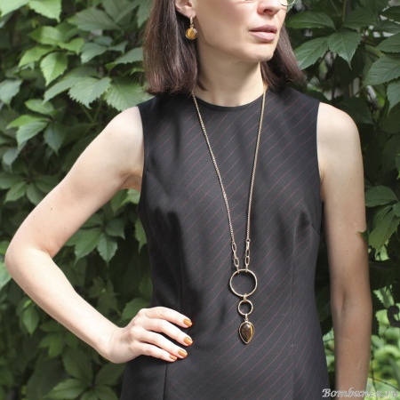 Колье Fiore Luna, TIGER EYE